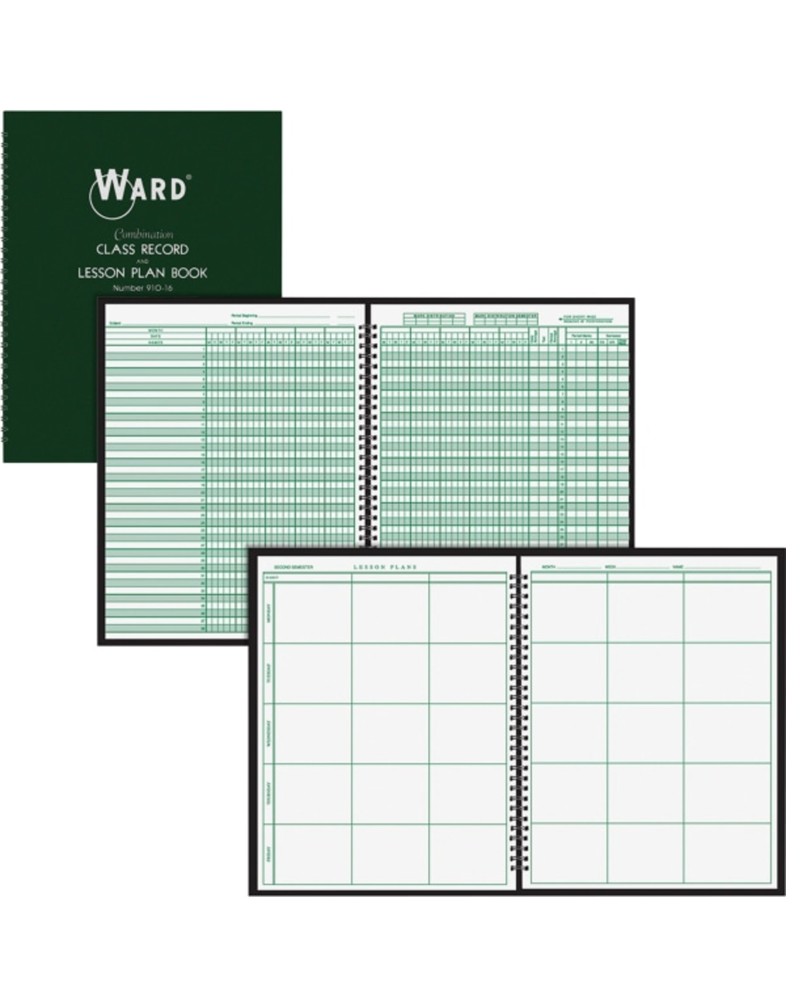 CLASS RECORD & LESSON PLAN BOOK 8.5"X11"