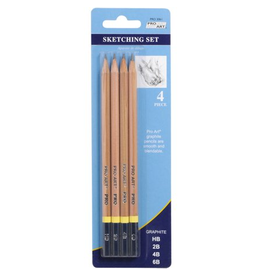 PENCIL SKETCH ST HB/2B/4B/6B 4pk