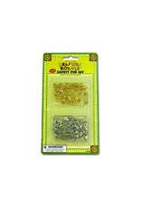 SAFETY PINS - GOLD & SILVER 100