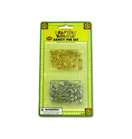 SAFETY PINS - GOLD & SILVER 100