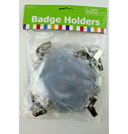CLIP BADGE HOLDERS PKG/25pcs