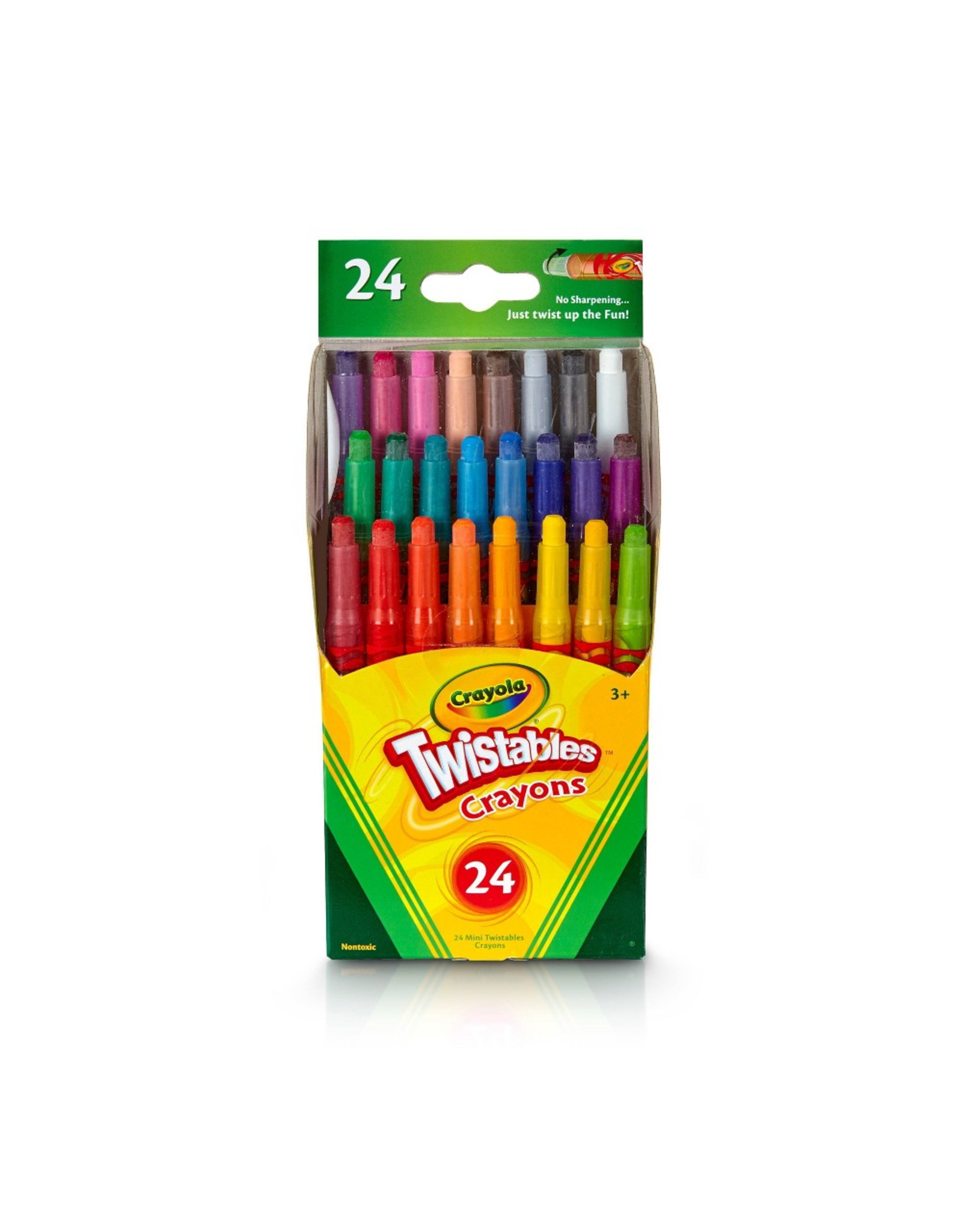 CRAYOLA TWISTABLE CRAYONS - 24 PACK