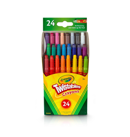 CRAYOLA TWISTABLE CRAYONS - 24 PACK