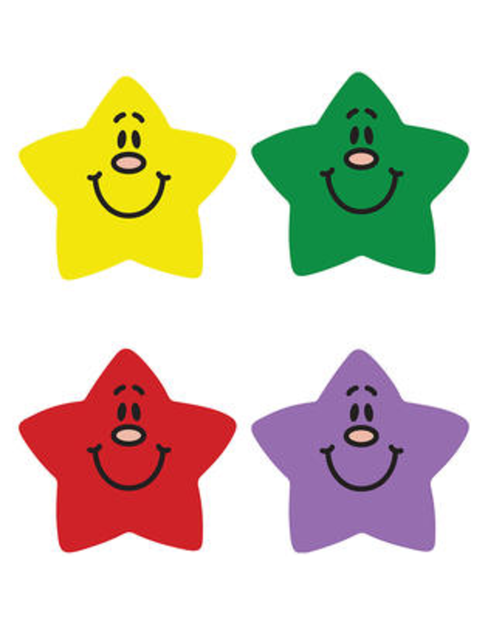 Carson-Dellosa CHART SEALS: SMILING STARS - 810 PACK