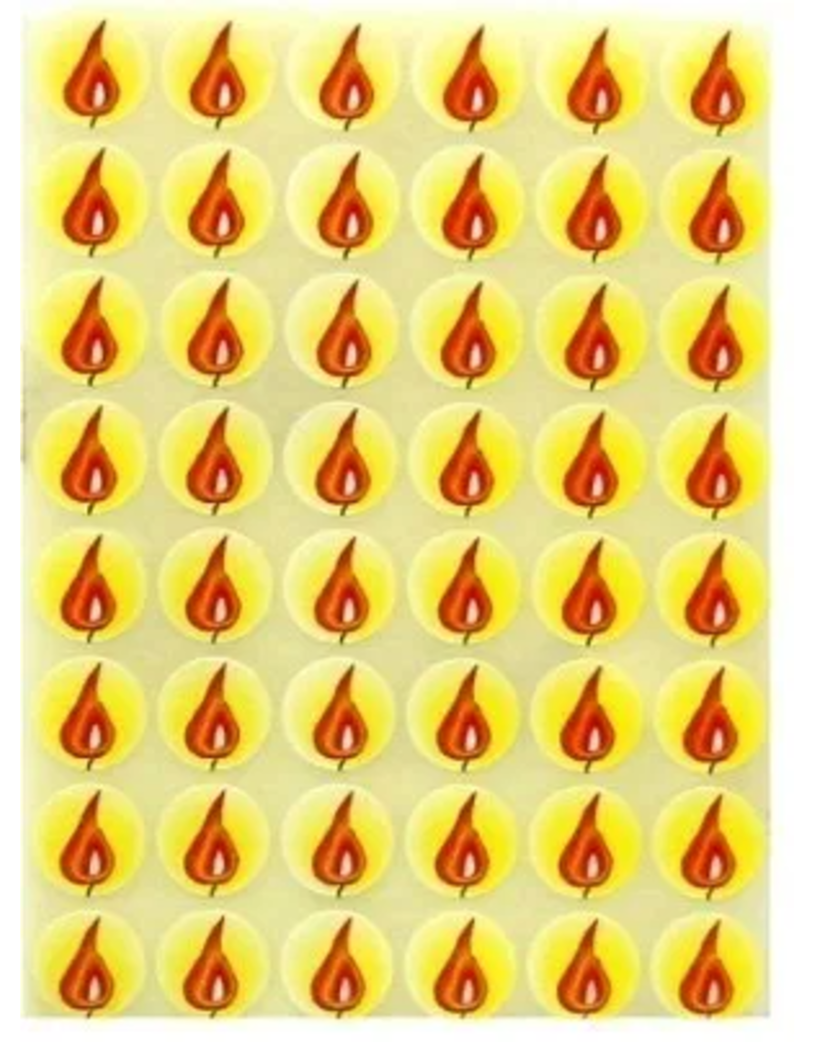 STICKERS: FLAME 10 SHEETS