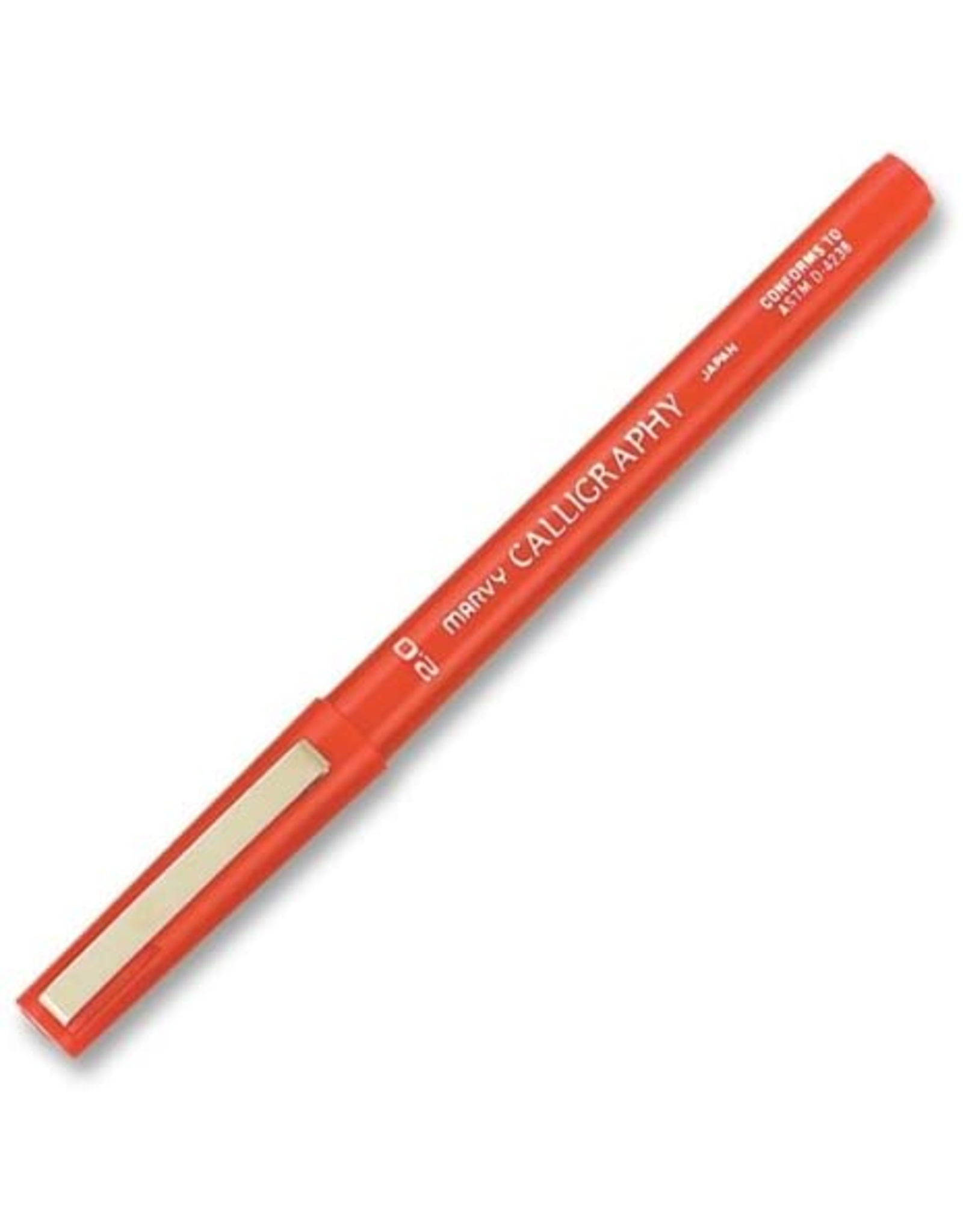 PEN: MARVY CALLIGRAPHY RED 2.0