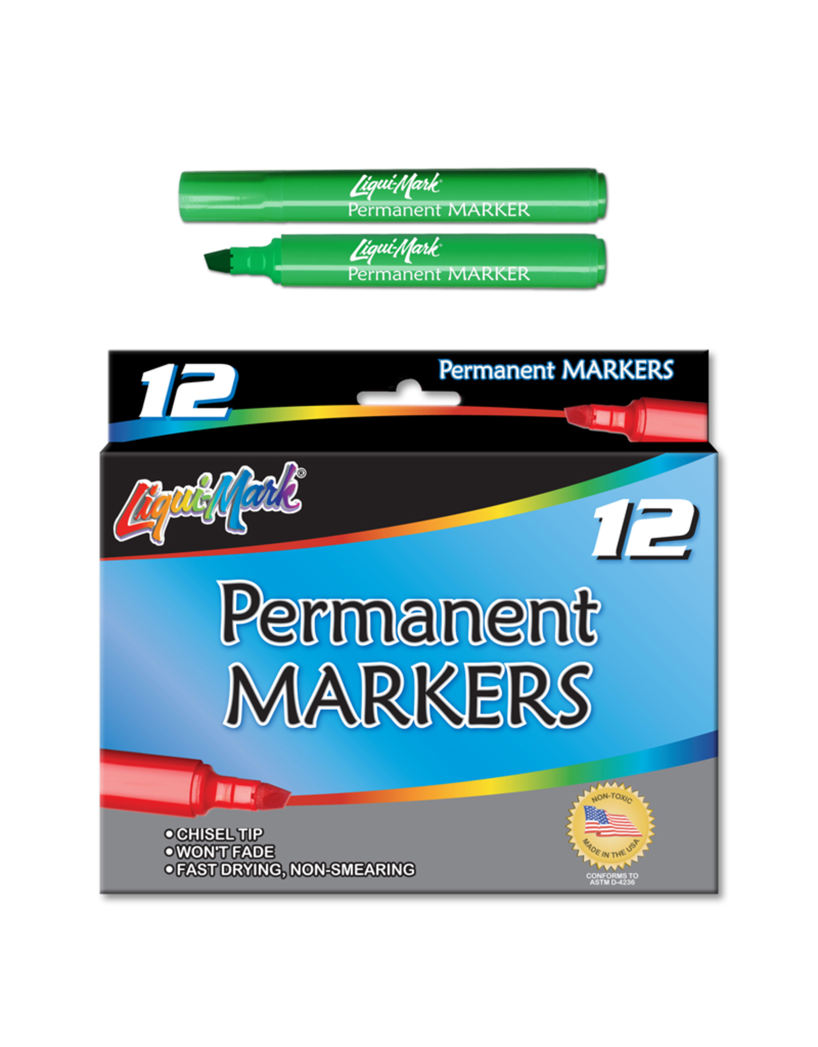 MARKER CHISEL GREEN LIQUI
