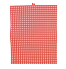 PLASTIC CANVAS 10½" x 13½" RED
