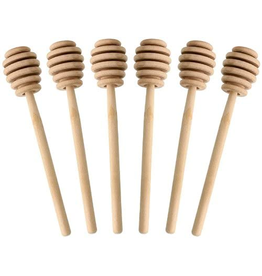 WOOD HONEY DIPPER 1¼ x 6"