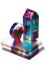 HYGLOSS METALLIC PAPER: 10x13, ASSORTED COLORS 50 PACK