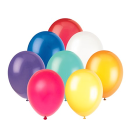 Unique BALLOONS: 9" ASSORTED 20 PACK