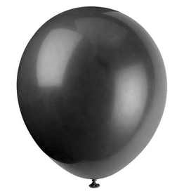 Unique BALLOONS: 9" BLACK 20 PACK