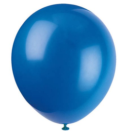 Unique BALLOONS: 9" ROYAL BLUE 20 PACK