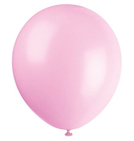 Unique BALLOONS: 9" PETAL PINK 20 PACK