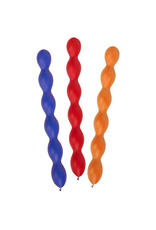 BALLOONS: 9" SQUIGGLY 15 PACK