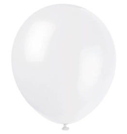 Unique BALLOONS: 9" WHITE 20 PACK