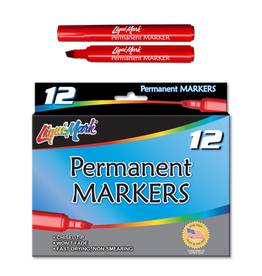 MARKER CHISEL RED LIQUI