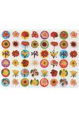 STICKERS: FLOWER DOT - 10 SHEETS