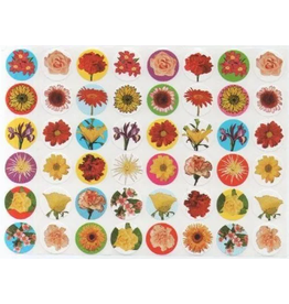 STICKERS: FLOWER DOT - 10 SHEETS