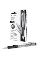 PENTEL PENCIL - TWIST ERASE - CLICK 0.5 BLACK BARREL