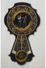 VELVET CLOCK W/ PENDULAM