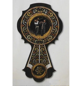 VELVET CLOCK W/ PENDULAM