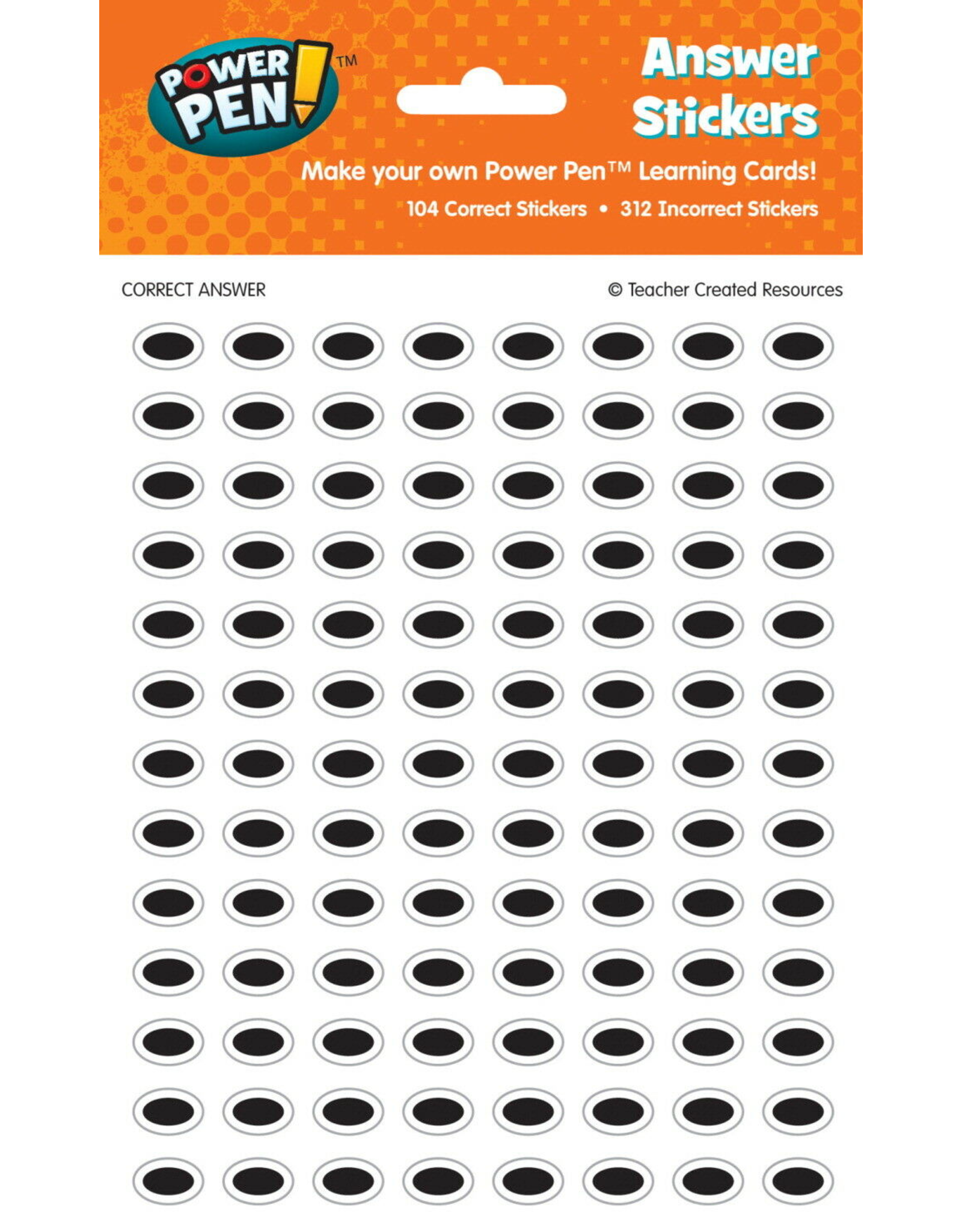 STICKERS: POWER PEN ANSWER