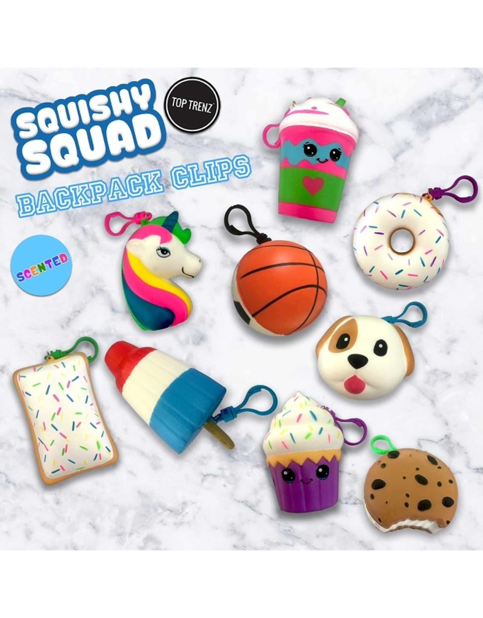 SQUISHY SQUAD BACKPACK CLIP