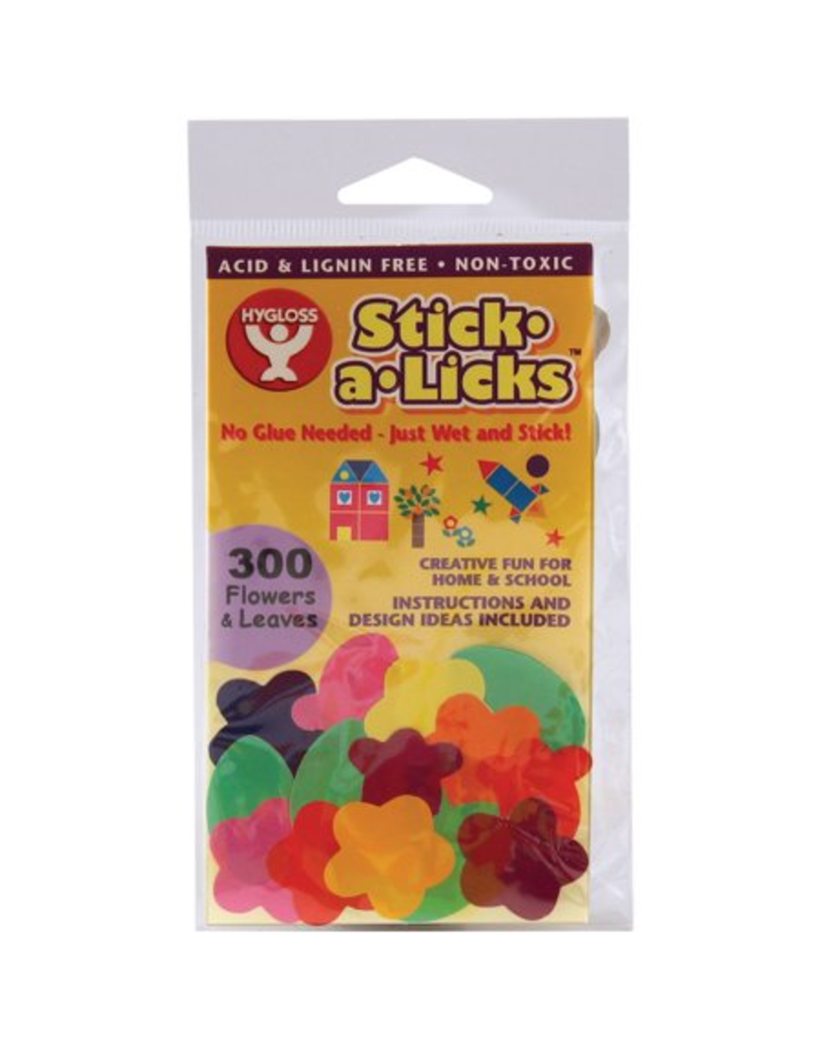 STICK-A-LICKS - FLOWERS & LEAVES 150 PACK