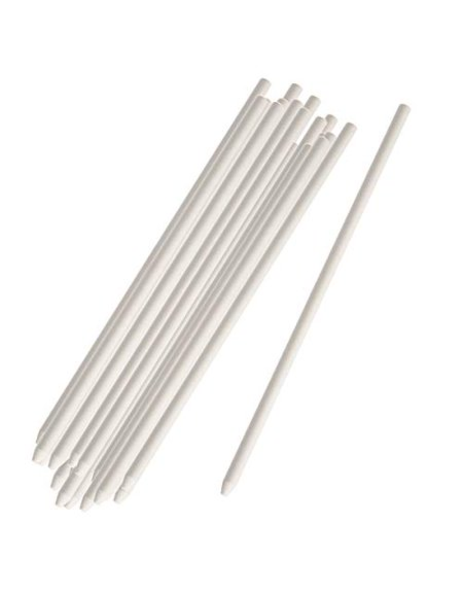 COOKIE STICKS: 8", WHITE 20PC