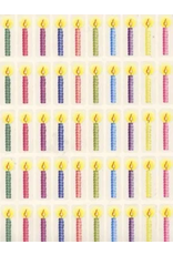 STICKERS: CANDLES 8 SHEETS