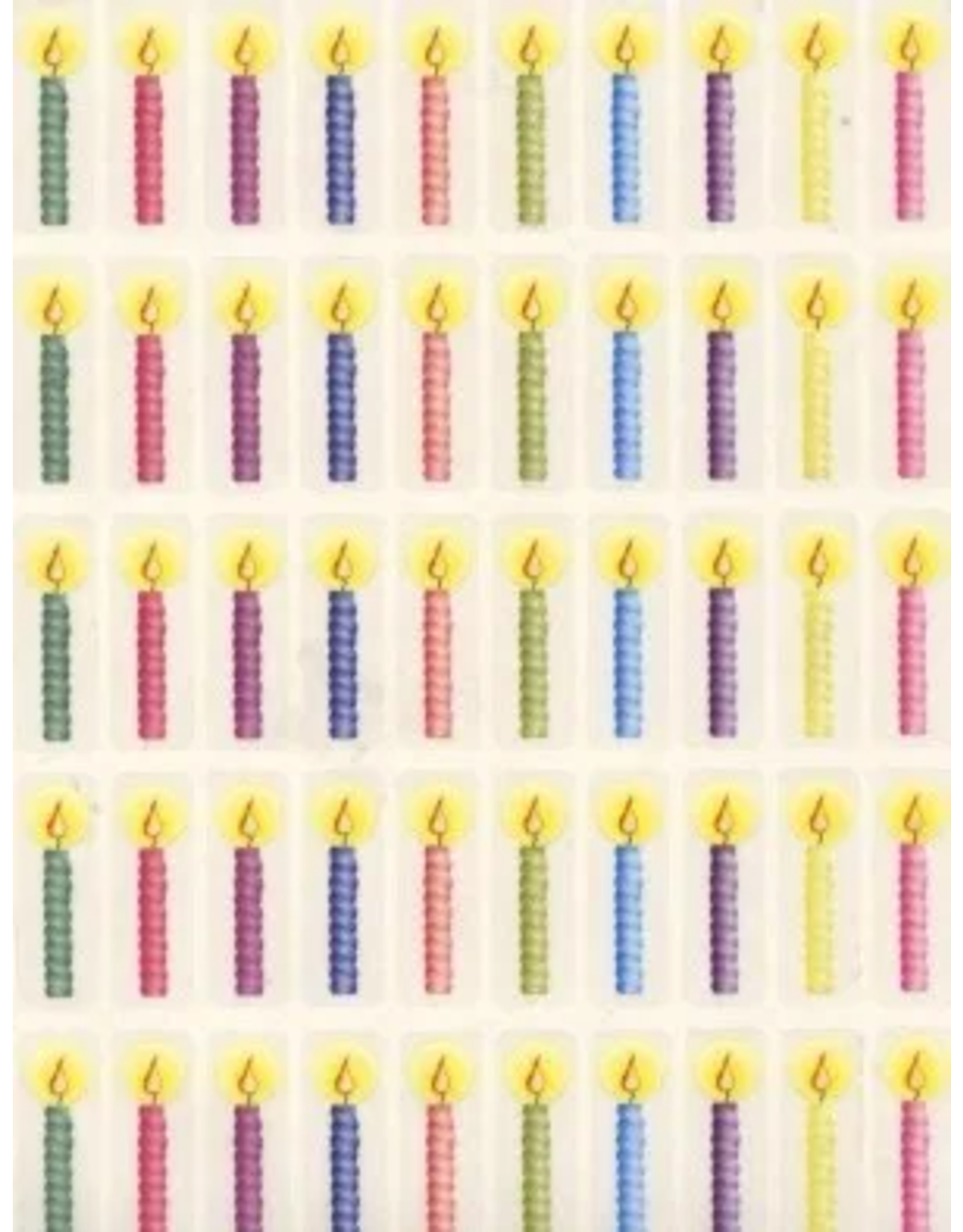 STICKERS: CANDLES 8 SHEETS