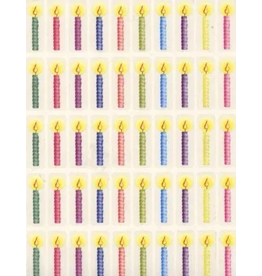 STICKERS: CANDLES 8 SHEETS