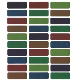 COLOR CODING  STICKER: RECTANGLE FOIL 10 SHEETS