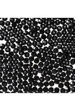 FACETED BEADS:  8MM BLACK 900 PACK