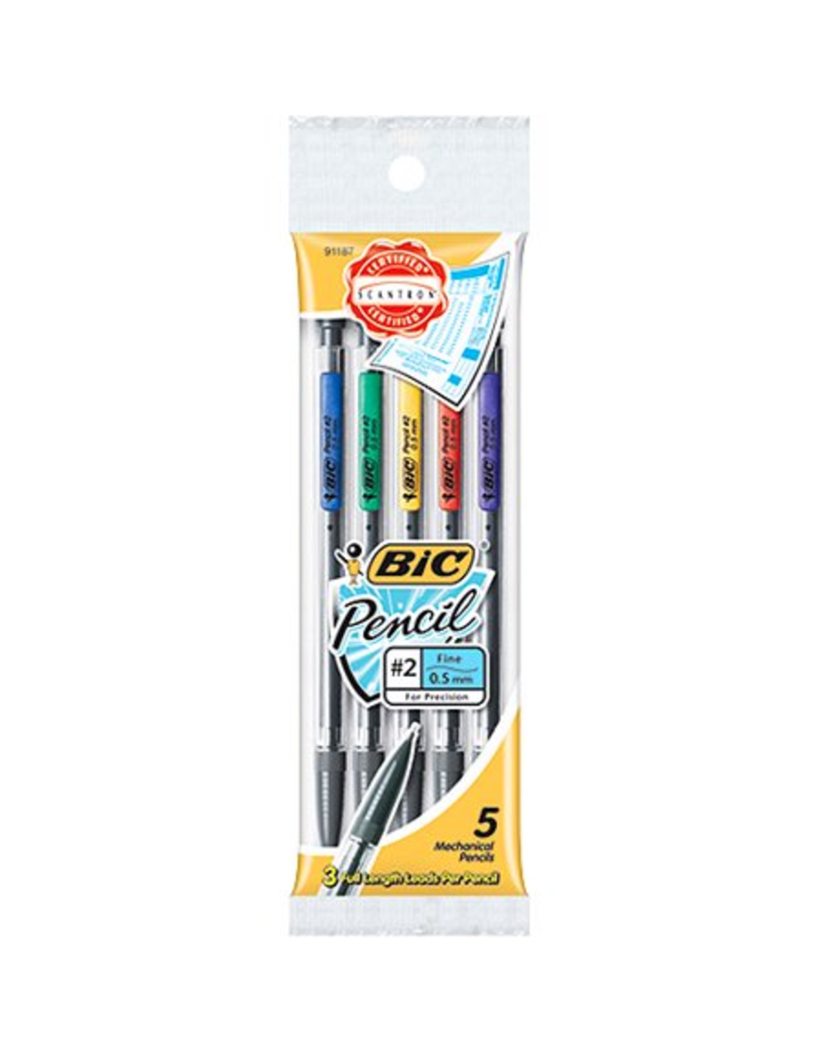 BIC PENCILS - MECHANICAL  0.5 - 5 PACK