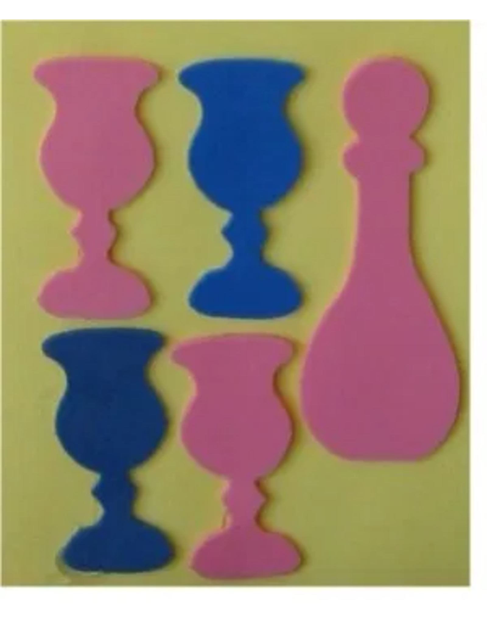 CUT-OUT FOAM BOTTLE WITH  4 CUP