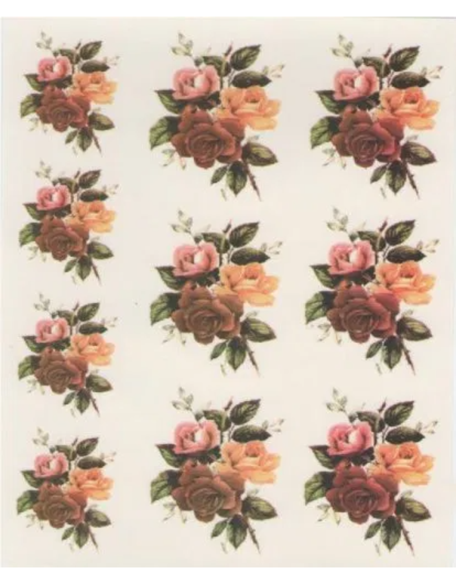 ROSE FLOWER CRAFT DECAL