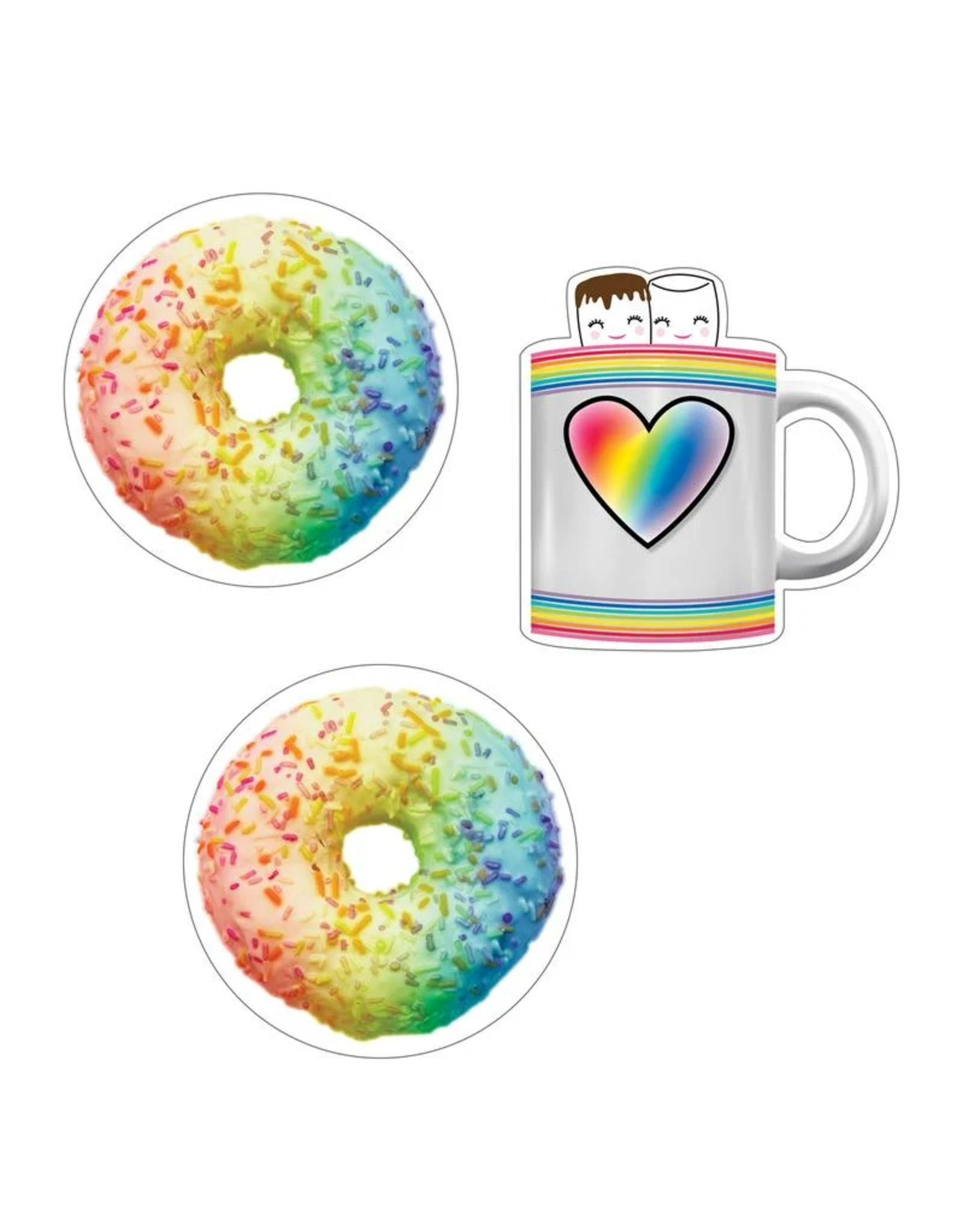 CUT-OUTS: DONUTS & COCOA MUGS