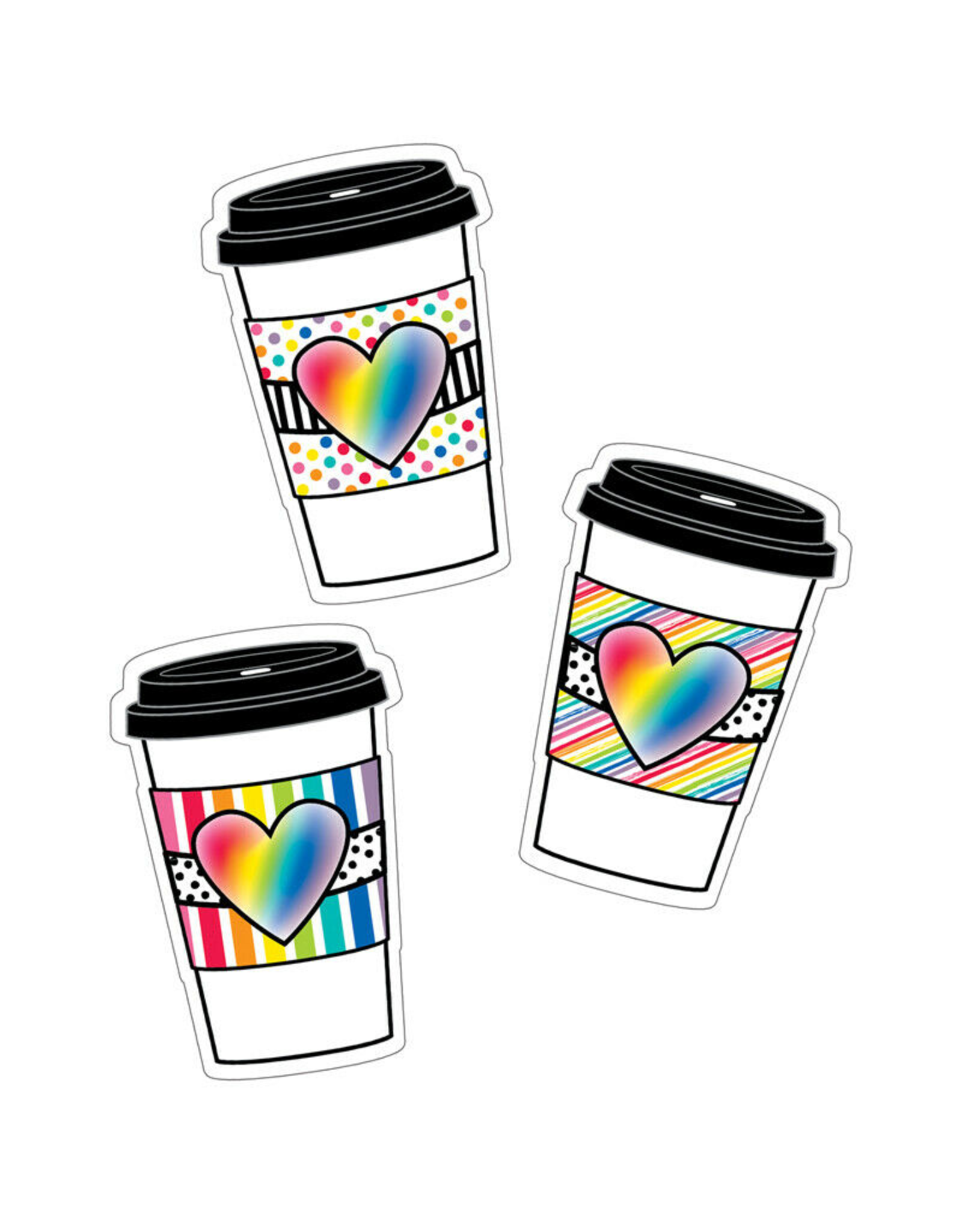 CUT-OUTS: RAINBOW TO GO CUP