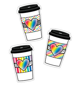CUT-OUTS: RAINBOW TO GO CUP