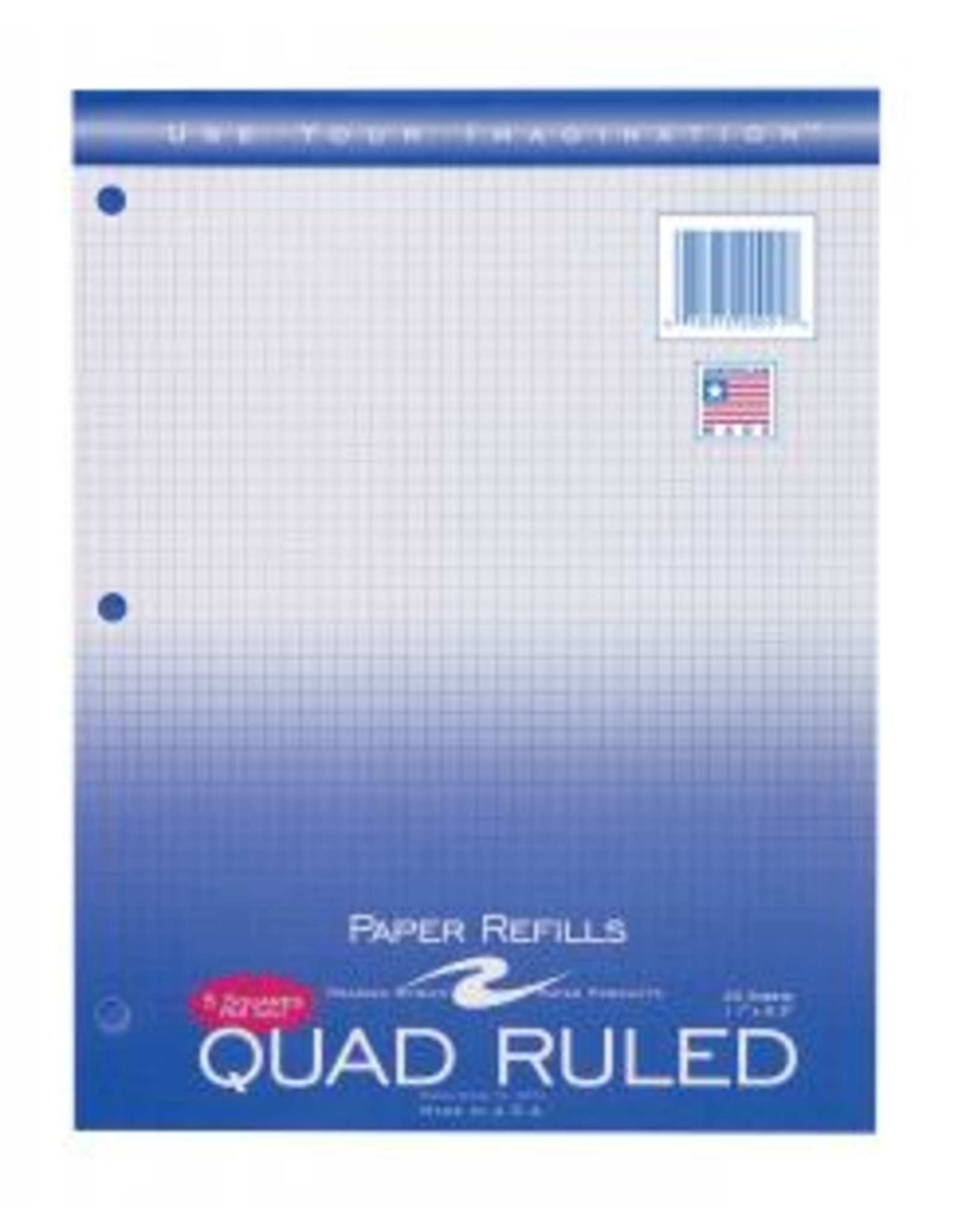 QUAD RULED FILLER PAPER