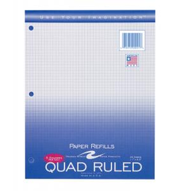 QUAD RULED FILLER PAPER