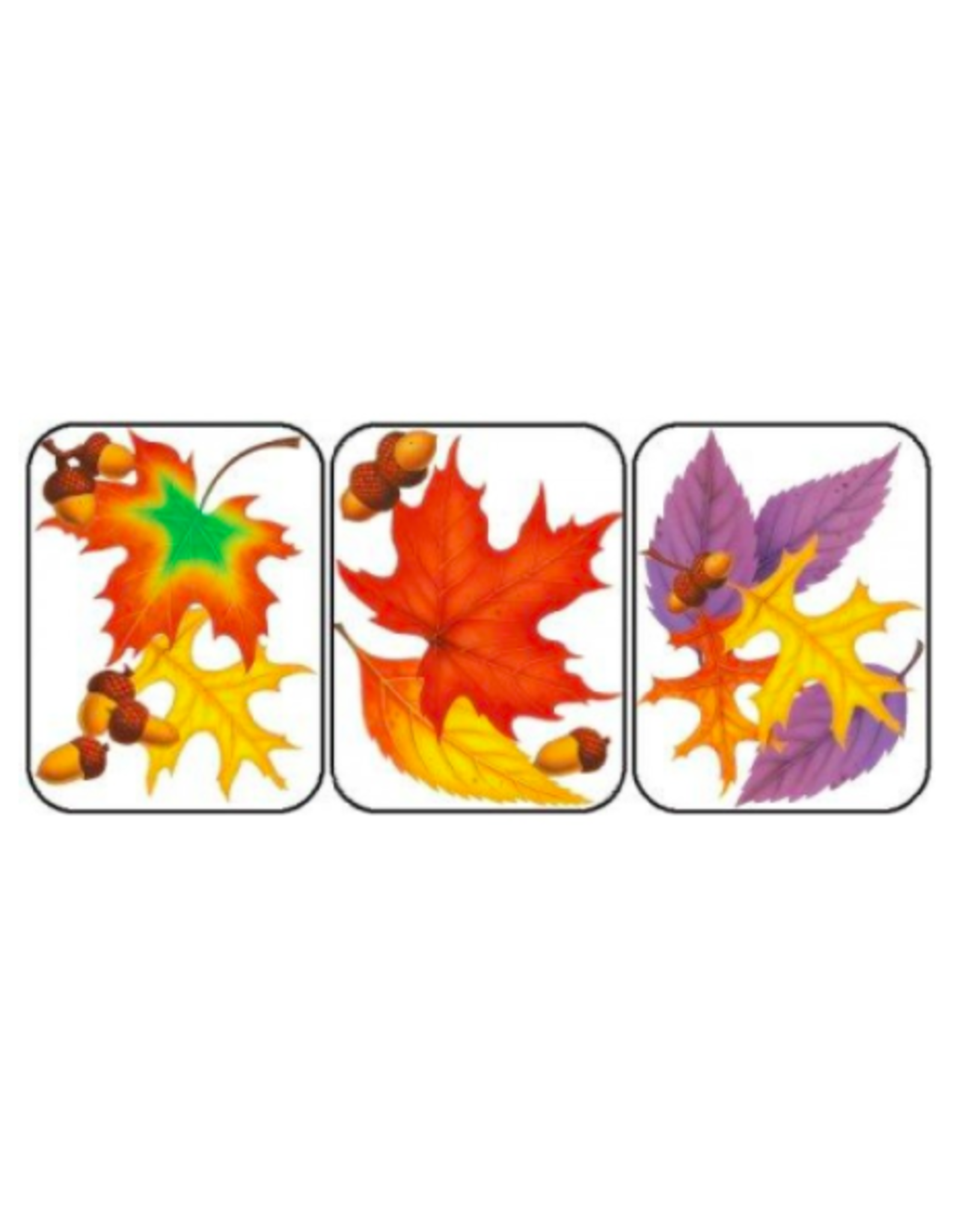 EUREKA STICKERS: GIANT FALL LEAVES