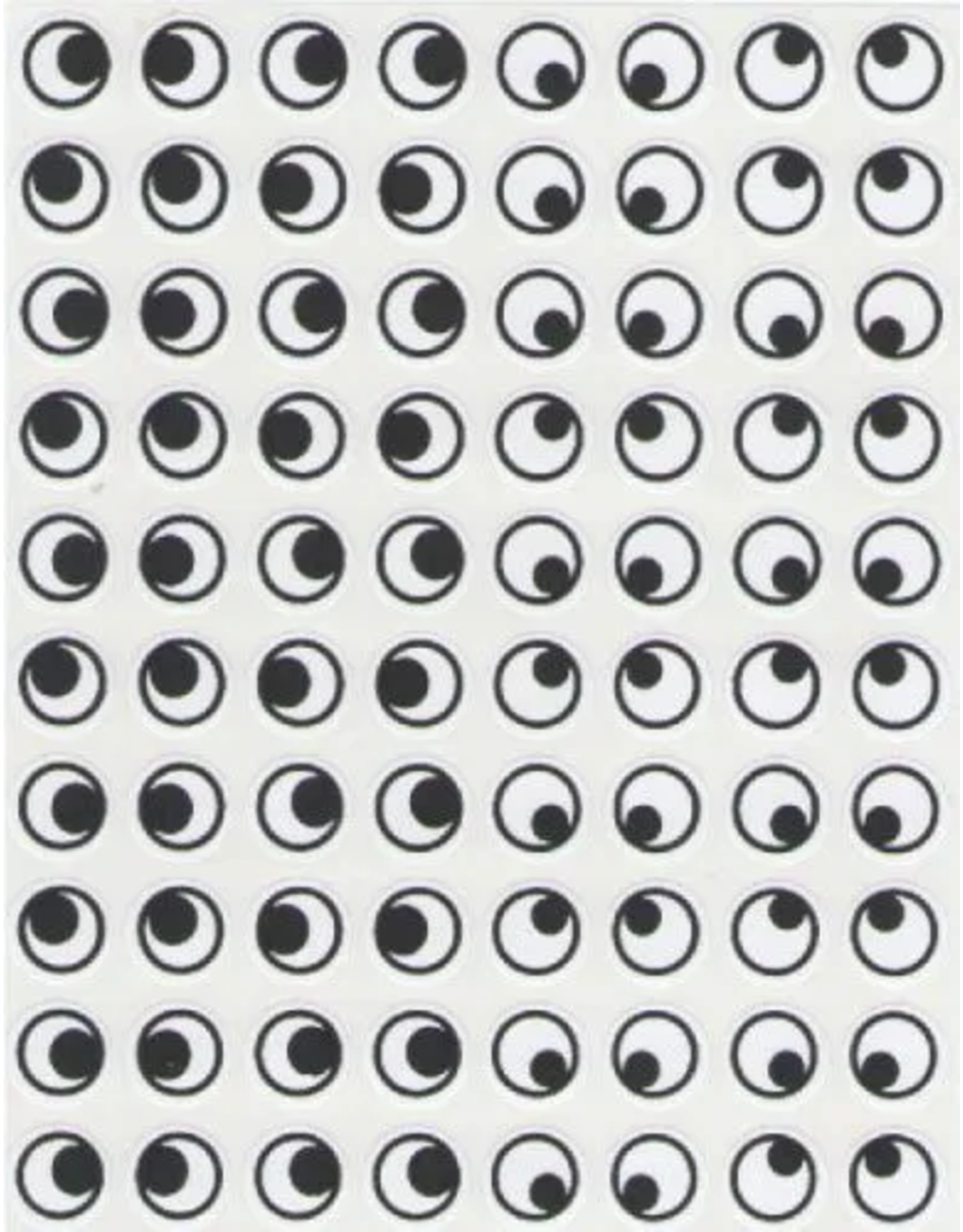 STICKERS: EYES ROUND 10 SHEETS