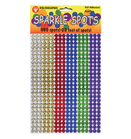 SPARKLE SPOTS -  Holographic  - Adhesive - 960 Pack
