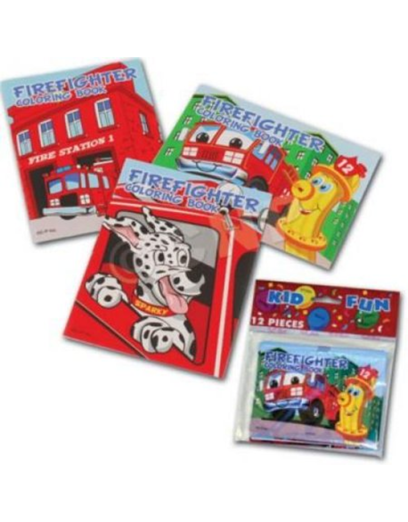 FIREFIGHTER COLORING BOOK 12 PACK