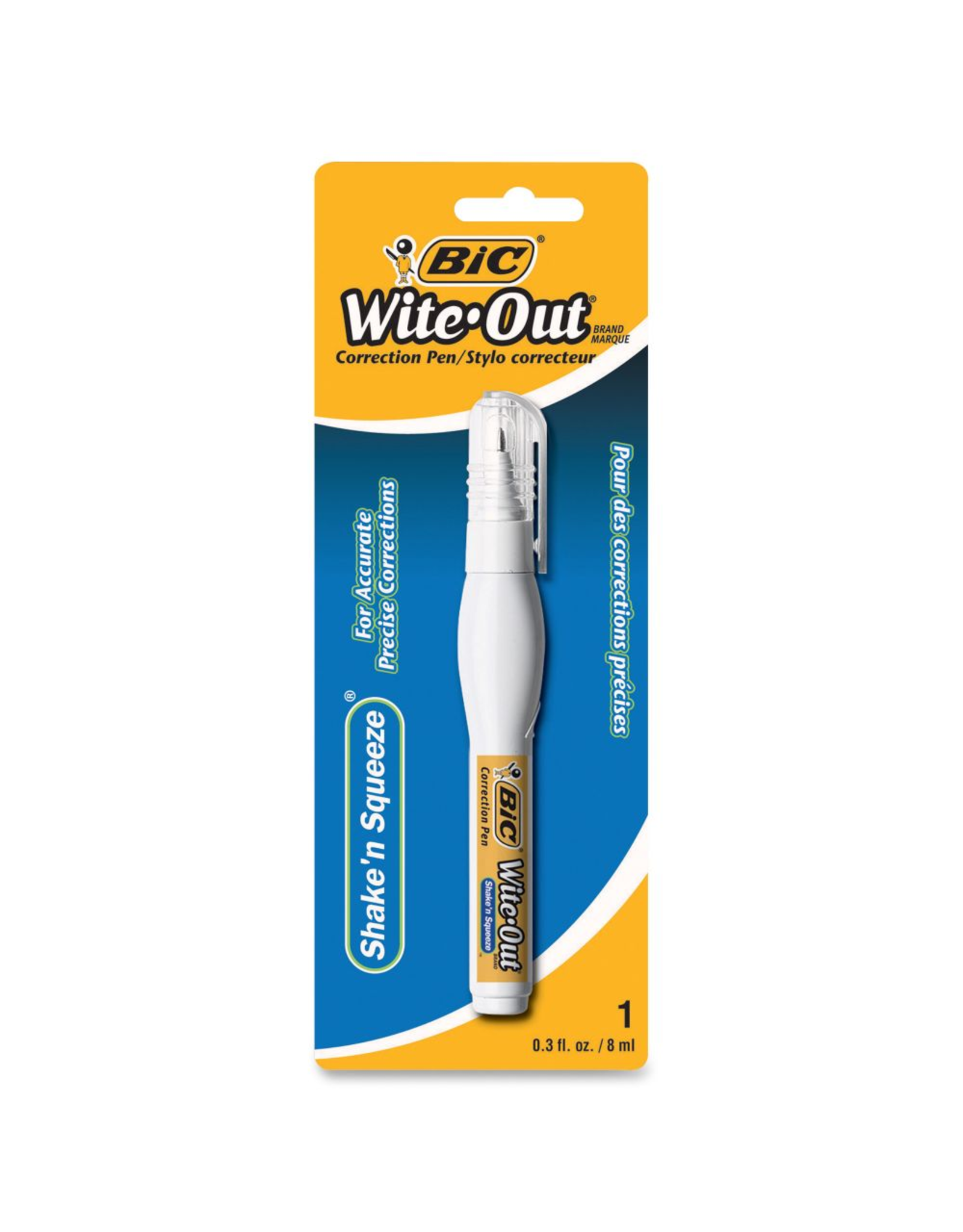 BIC WITE OUT PEN: SHAKE & SQUEEZE - 8ML