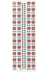 STICKER: CRYSTAL APPLES - 1 SHEET