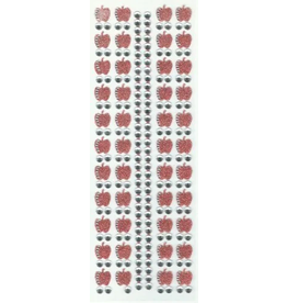 STICKER: CRYSTAL APPLES - 1 SHEET